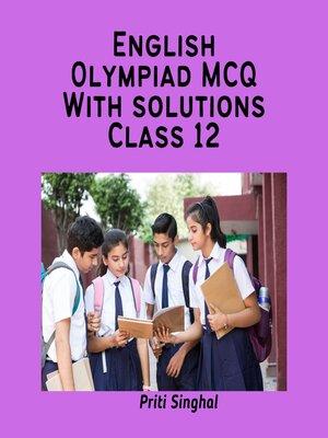 cover image of English Olympiad MCQ With Solutions Class 12